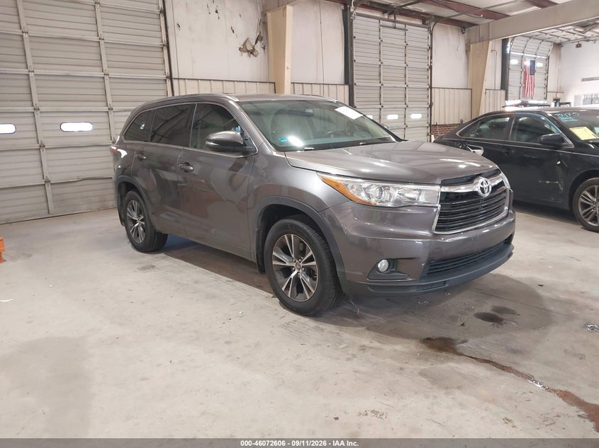 2016 TOYOTA HIGHLANDER XLE V6 | 5TDJKRFHXGS302385 | UPCARS