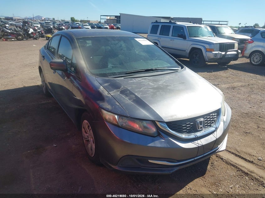 2014 HONDA CIVIC LX | 19XFB2F53EE005839 | UPCARS