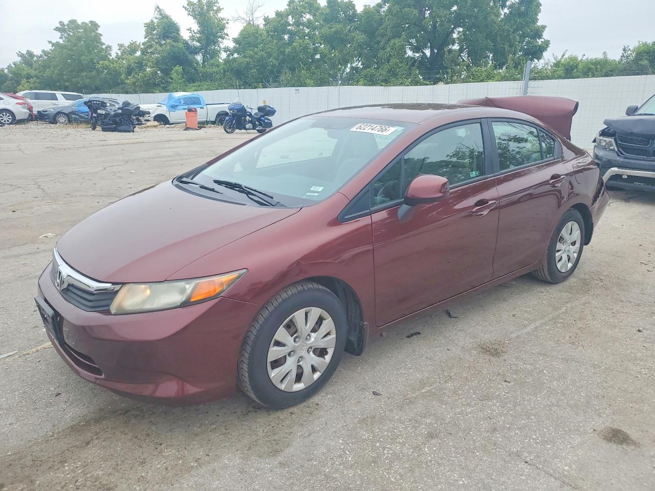 2012 HONDA CIVIC LX | 19XFB2F51CE022913 | UPCARS