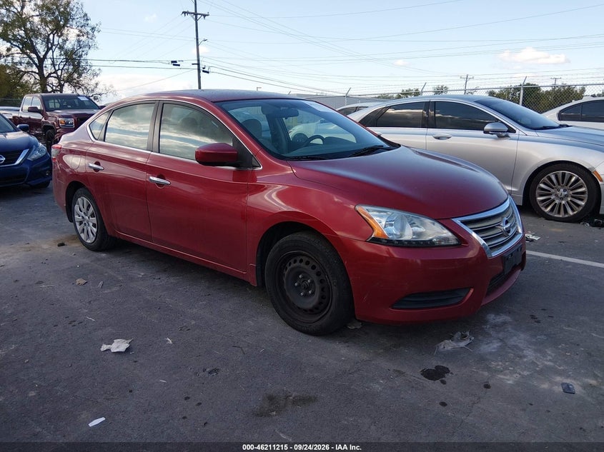 2013 NISSAN SENTRA S | 3N1AB7AP0DL724754 | UPCARS