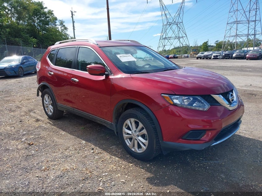 2016 NISSAN ROGUE SV | KNMAT2MV3GP711206 | UPCARS