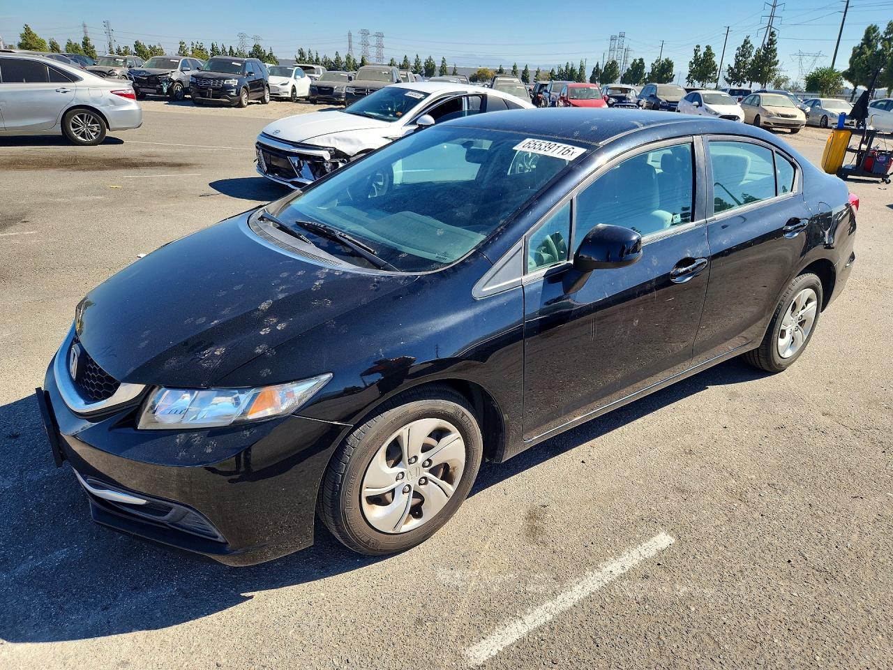 2013 HONDA CIVIC LX | 19XFB2F51DE294119 | UPCARS