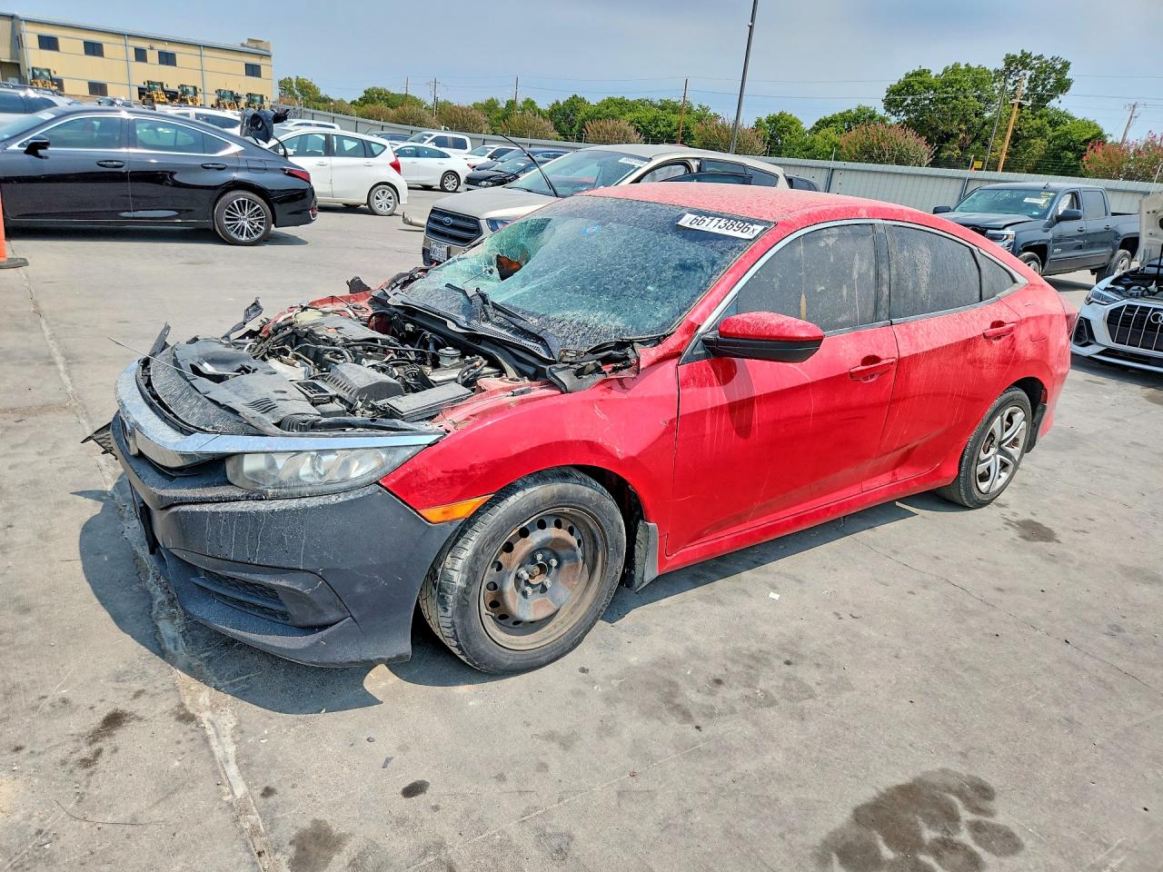 2016 HONDA CIVIC LX | 2HGFC2F58GH532412 | UPCARS