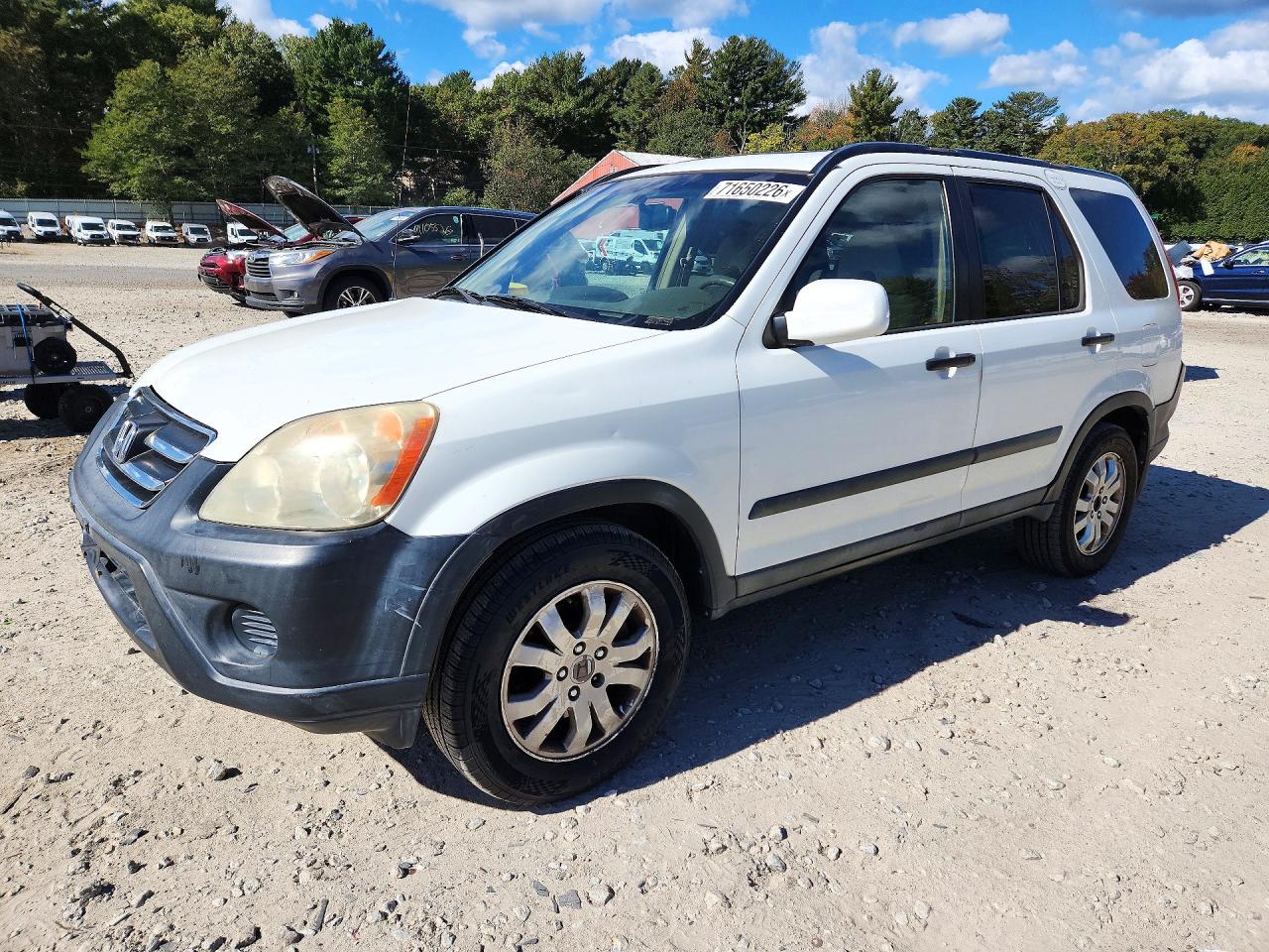 2005 HONDA CRV EX | SHSRD78885U337709 | UPCARS