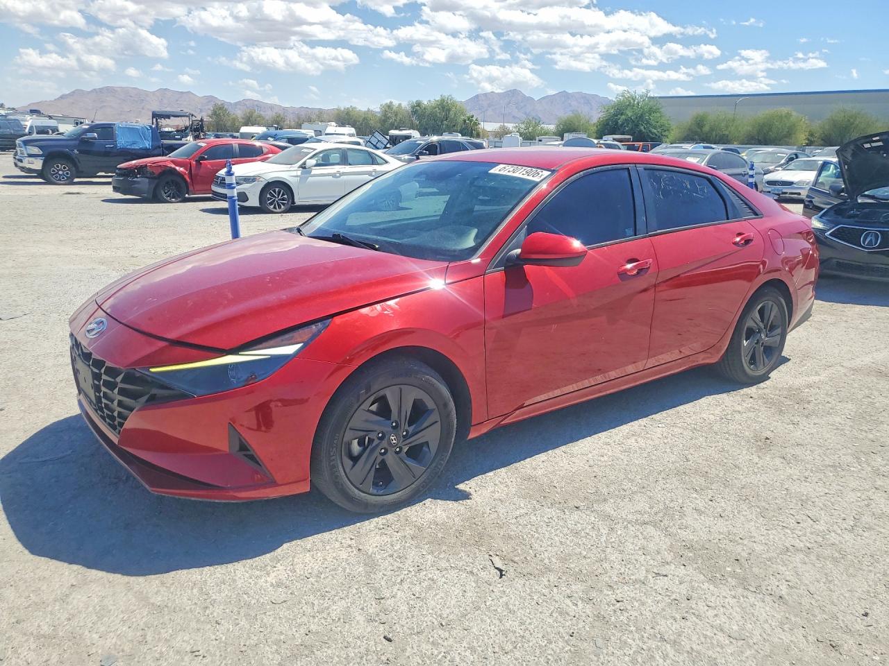2022 HYUNDAI ELANTRA BLUE | KMHLM4AJ1NU031480 | UPCARS