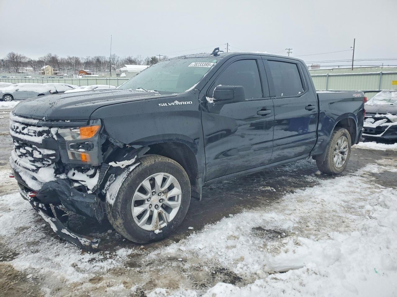 2022 CHEVROLET SILVERADO K1500 CUSTOM | 1GCPDBEK0NZ564078 | UPCARS