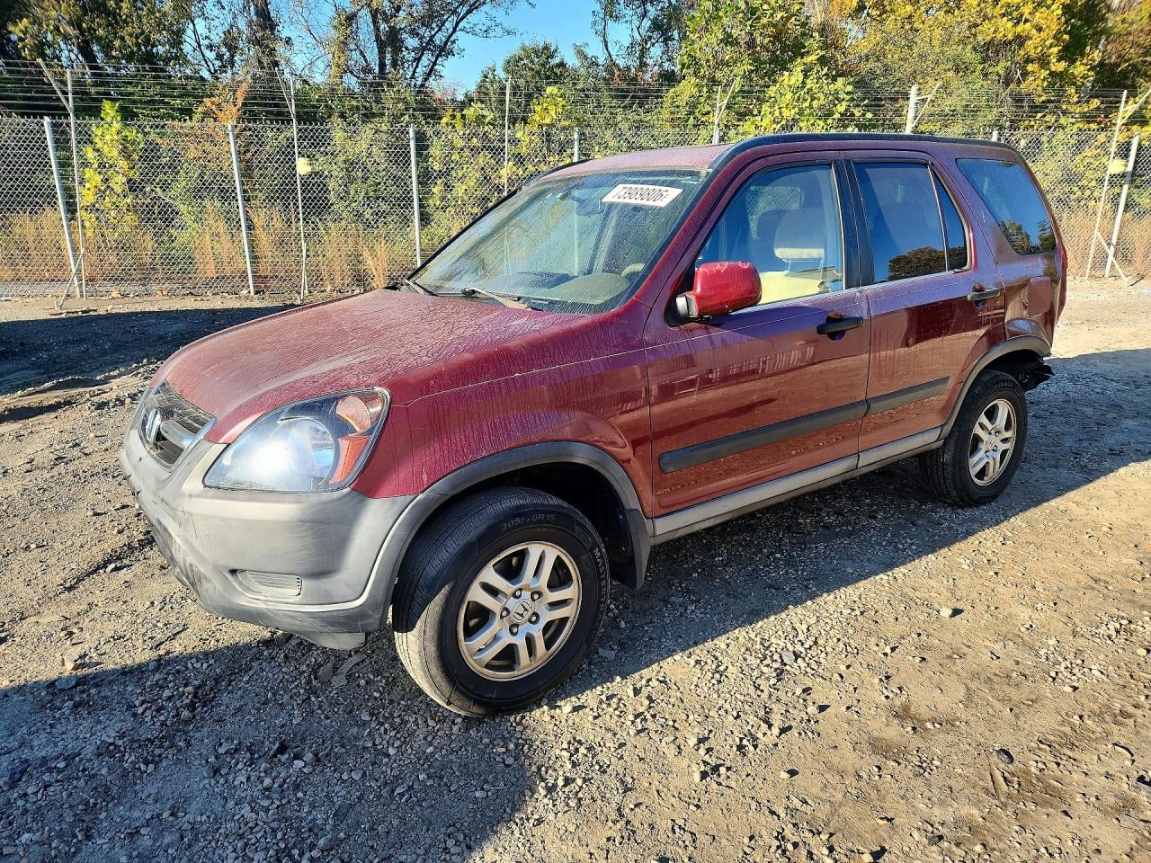 2003 HONDA CRV EX | SHSRD78833U122025 | UPCARS