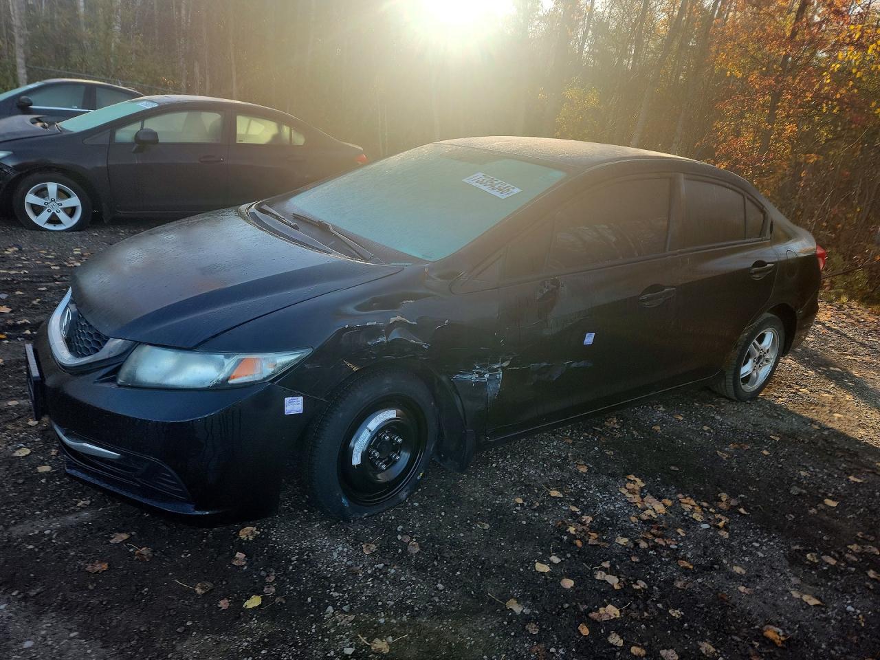 2013 HONDA CIVIC LX | 2HGFB2F40DH005101 | UPCARS