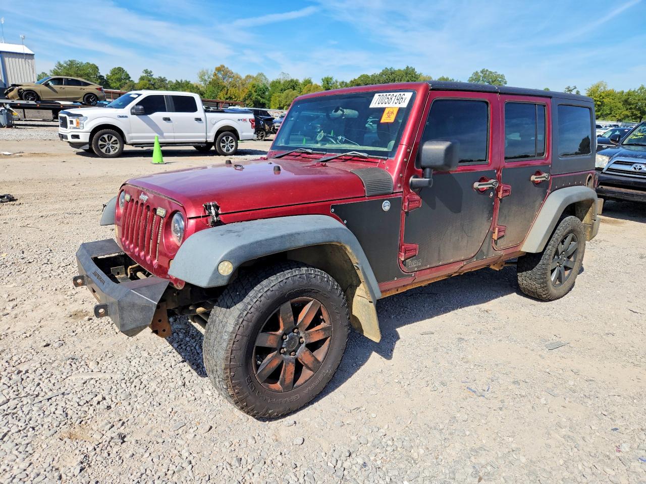 2012 JEEP WRANGLER SPORT | 1C4BJWKGXCL267796 | UPCARS