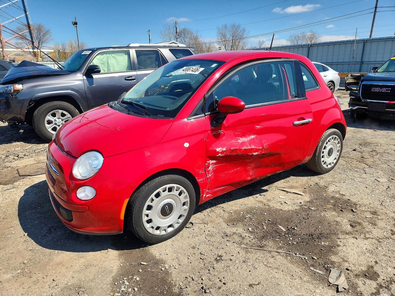 2014 FIAT 500 POP | 3C3CFFARXET221728 | UPCARS