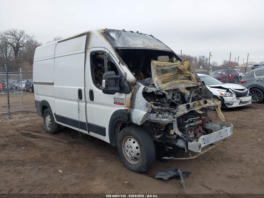 2019 RAM PROMASTER 1500 HIGH ROOF 136 WB | 3C6TRVBG5KE565758 | UPCARS