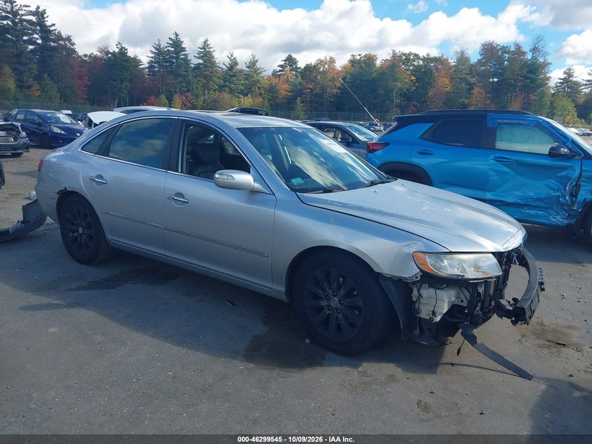 2009 HYUNDAI AZERA LIMITED | KMHFC46F69A380288 | UPCARS