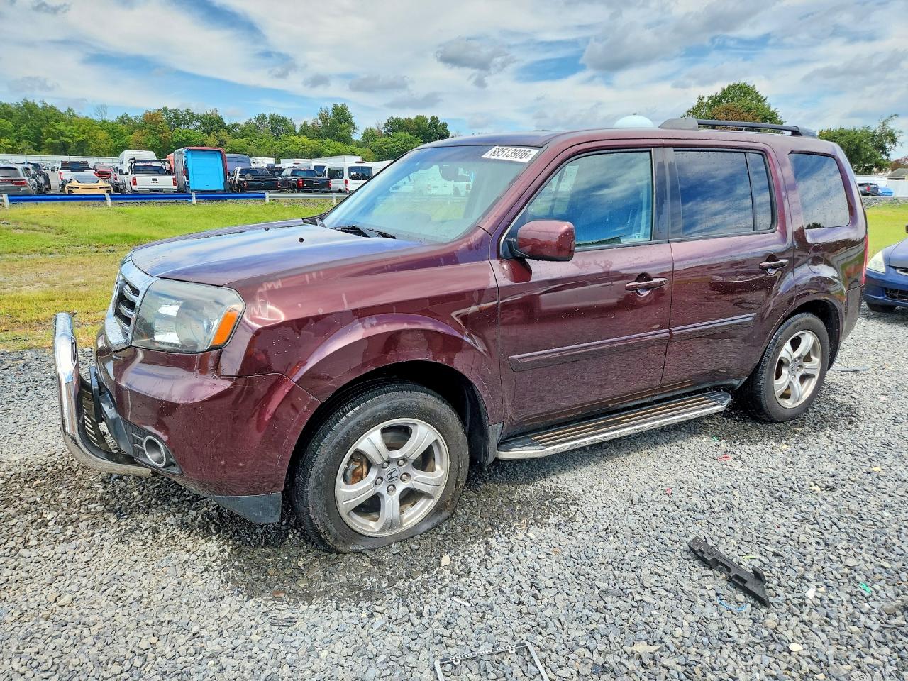 2012 HONDA PILOT EXL | 5FNYF4H5XCB030217 | UPCARS