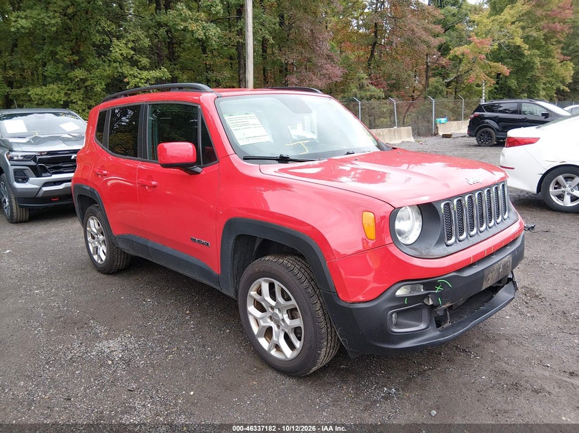 2015 JEEP RENEGADE LATITUDE | ZACCJBBT9FPB87478 | UPCARS