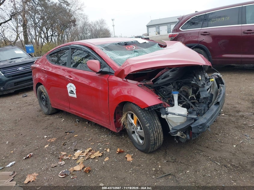 2014 HYUNDAI ELANTRA SE | KMHDH4AE4EU110816 | UPCARS
