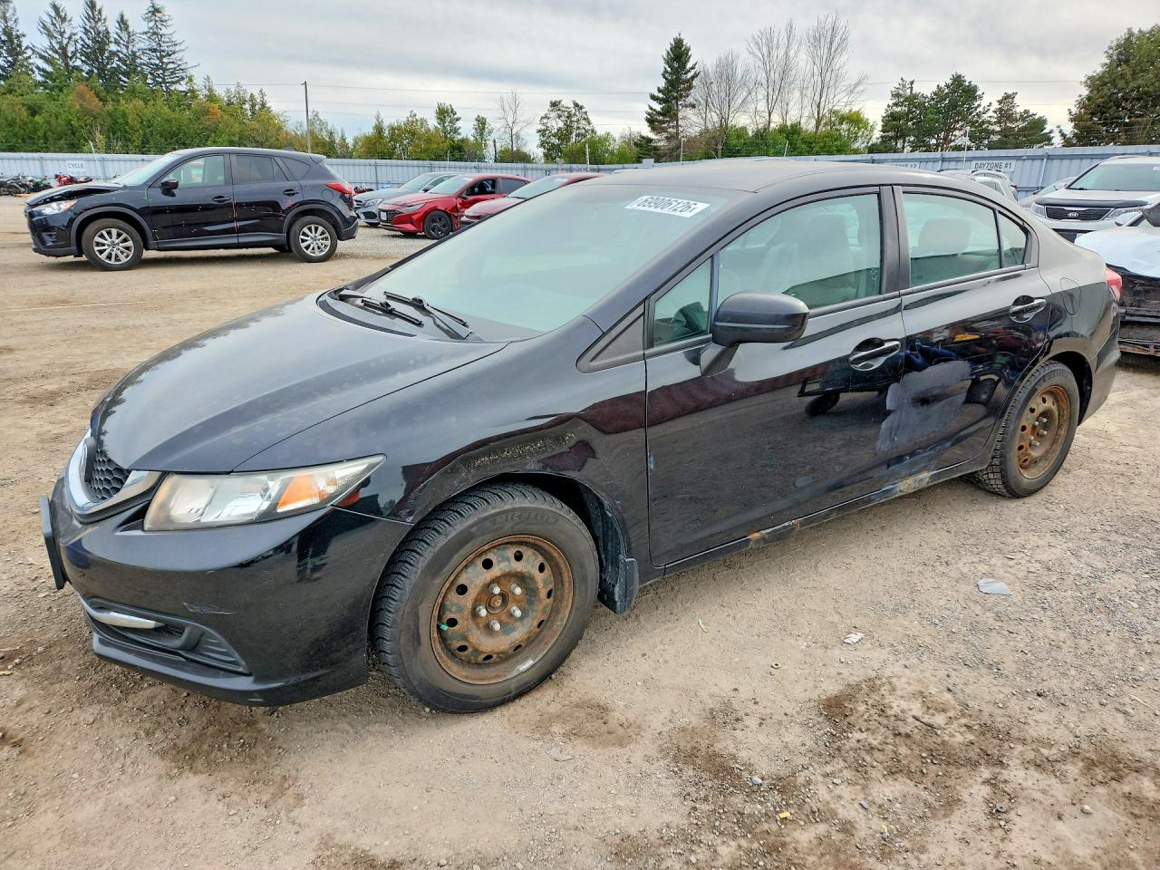 2014 HONDA CIVIC LX | 2HGFB2F43EH023156 | UPCARS