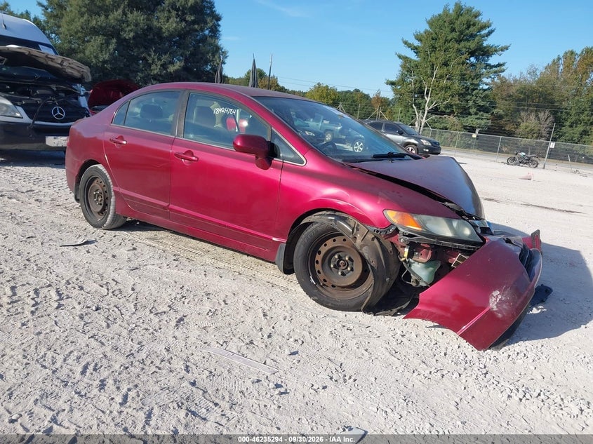 2008 HONDA CIVIC LX | 1HGFA16578L118333 | UPCARS