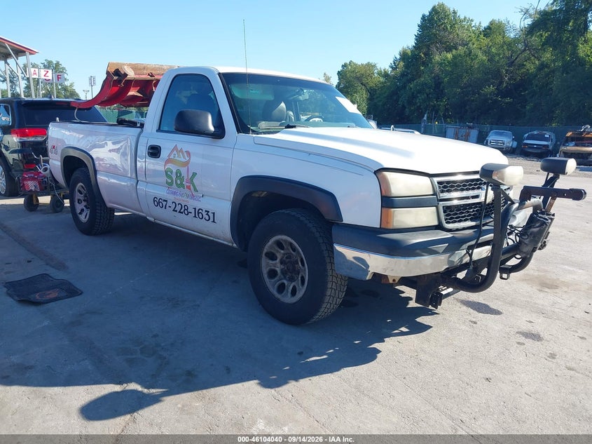 2006 CHEVROLET SILVERADO 1500 WORK TRUCK | 1GCEK14V56E276147 | UPCARS