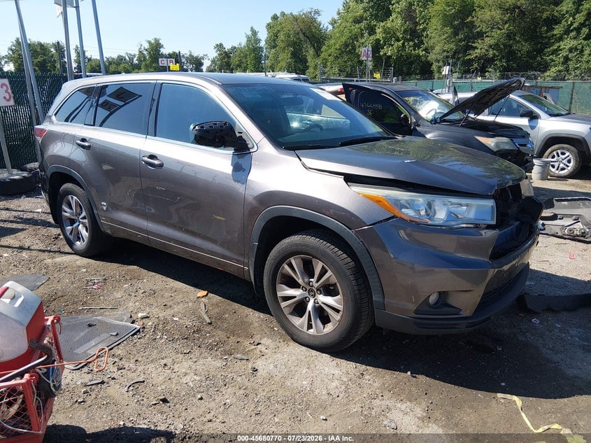 2016 TOYOTA HIGHLANDER LE PLUS V6 | 5TDBKRFH8GS298003 | UPCARS