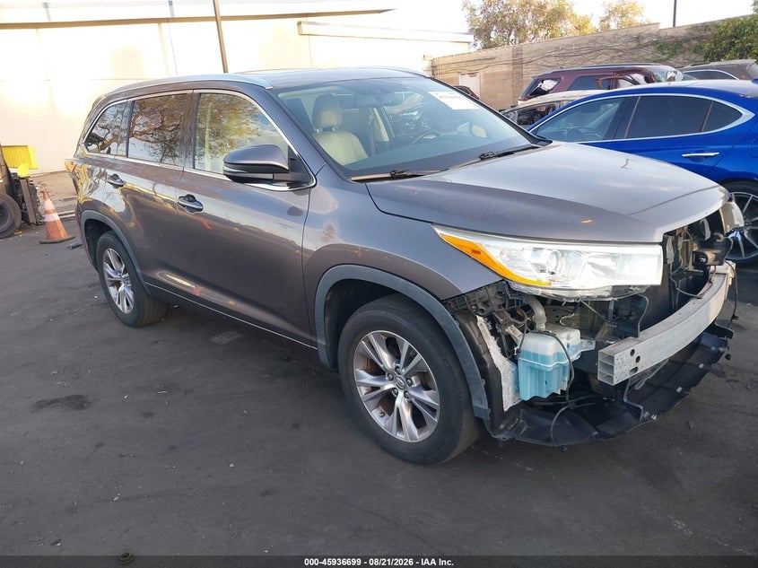 2014 TOYOTA HIGHLANDER XLE V6 | 5TDKKRFH1ES027121 | UPCARS
