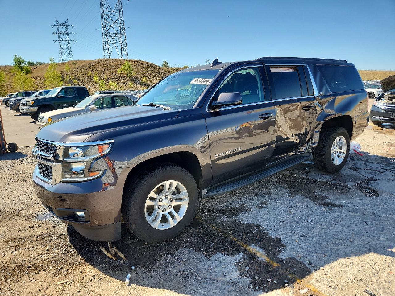 2016 CHEVROLET SUBURBAN K1500 LT | 1GNSKHKC7GR370464 | UPCARS