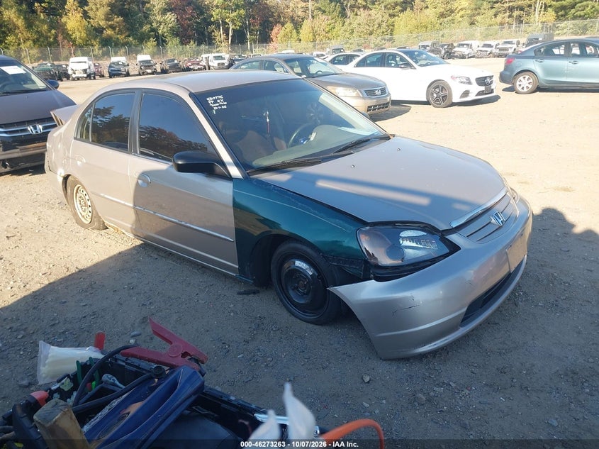2002 HONDA CIVIC LX | 2HGES15552H571669 | UPCARS