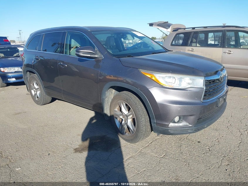 2014 TOYOTA HIGHLANDER LIMITED PLATINUM V6 | 5TDDKRFH4ES004358 | UPCARS