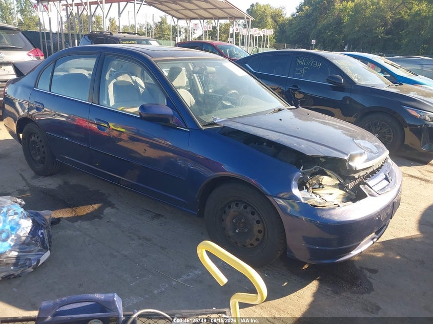 2002 HONDA CIVIC EX | 1HGES26792L031475 | UPCARS