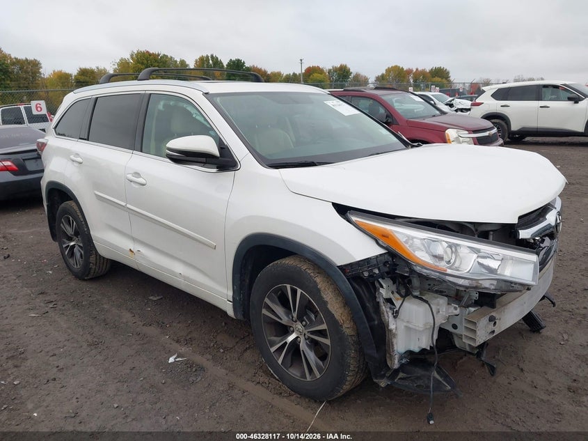 2016 TOYOTA HIGHLANDER XLE V6 | 5TDJKRFH9GS241174 | UPCARS