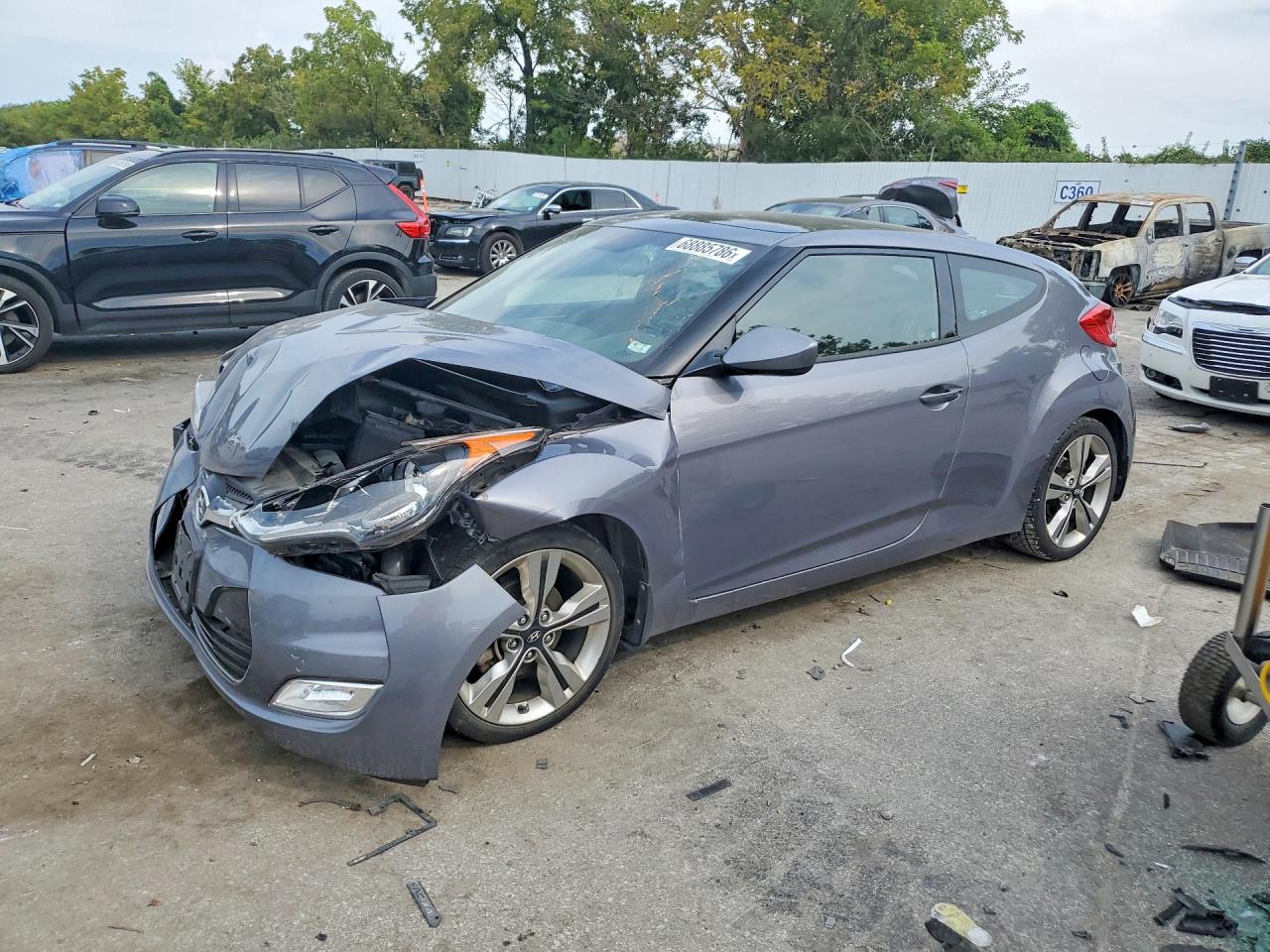 2017 HYUNDAI VELOSTER VALUE EDITION | KMHTC6AD2HU320784 | UPCARS
