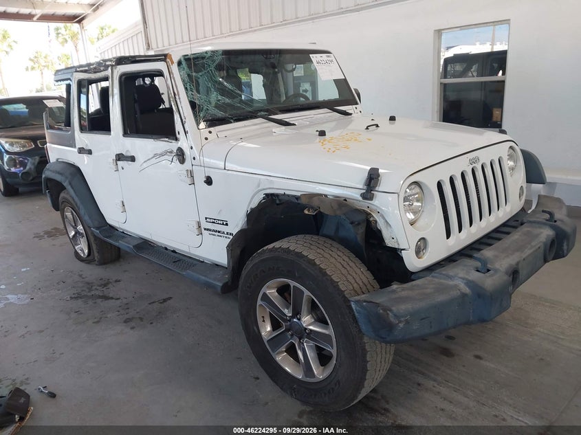 2017 JEEP WRANGLER UNLIMITED SPORT 4X4 | 1C4BJWDG6HL513618 | UPCARS