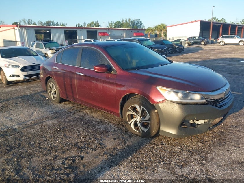 2016 HONDA ACCORD LX | 1HGCR2F38GA078628 | UPCARS