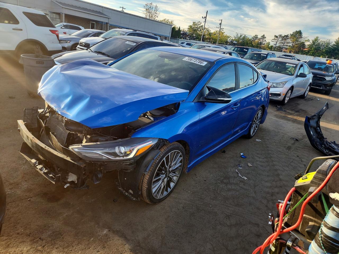 2017 HYUNDAI ELANTRA SPORT | KMHD04LB0HU345227 | UPCARS