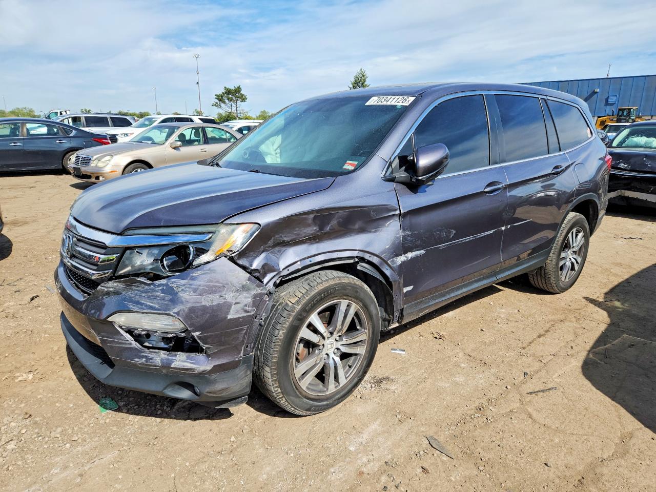 2016 HONDA PILOT EXL | 5FNYF6H55GB067726 | UPCARS