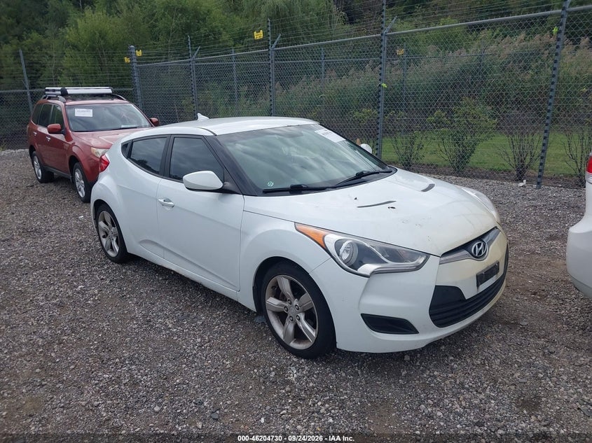 2012 HYUNDAI VELOSTER GRAY INT | KMHTC6AD7CU050864 | UPCARS