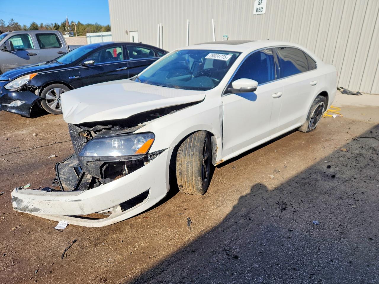 2013 VOLKSWAGEN PASSAT SE | 1VWBP7A34DC012563 | UPCARS