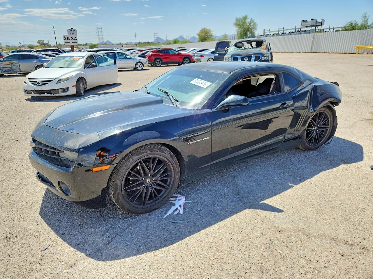 2013 CHEVROLET CAMARO LS | 2G1FA1E36D9155379 | UPCARS