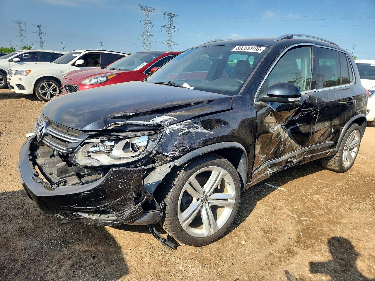 2014 VOLKSWAGEN TIGUAN S | WVGBV3AX8EW548285 | UPCARS