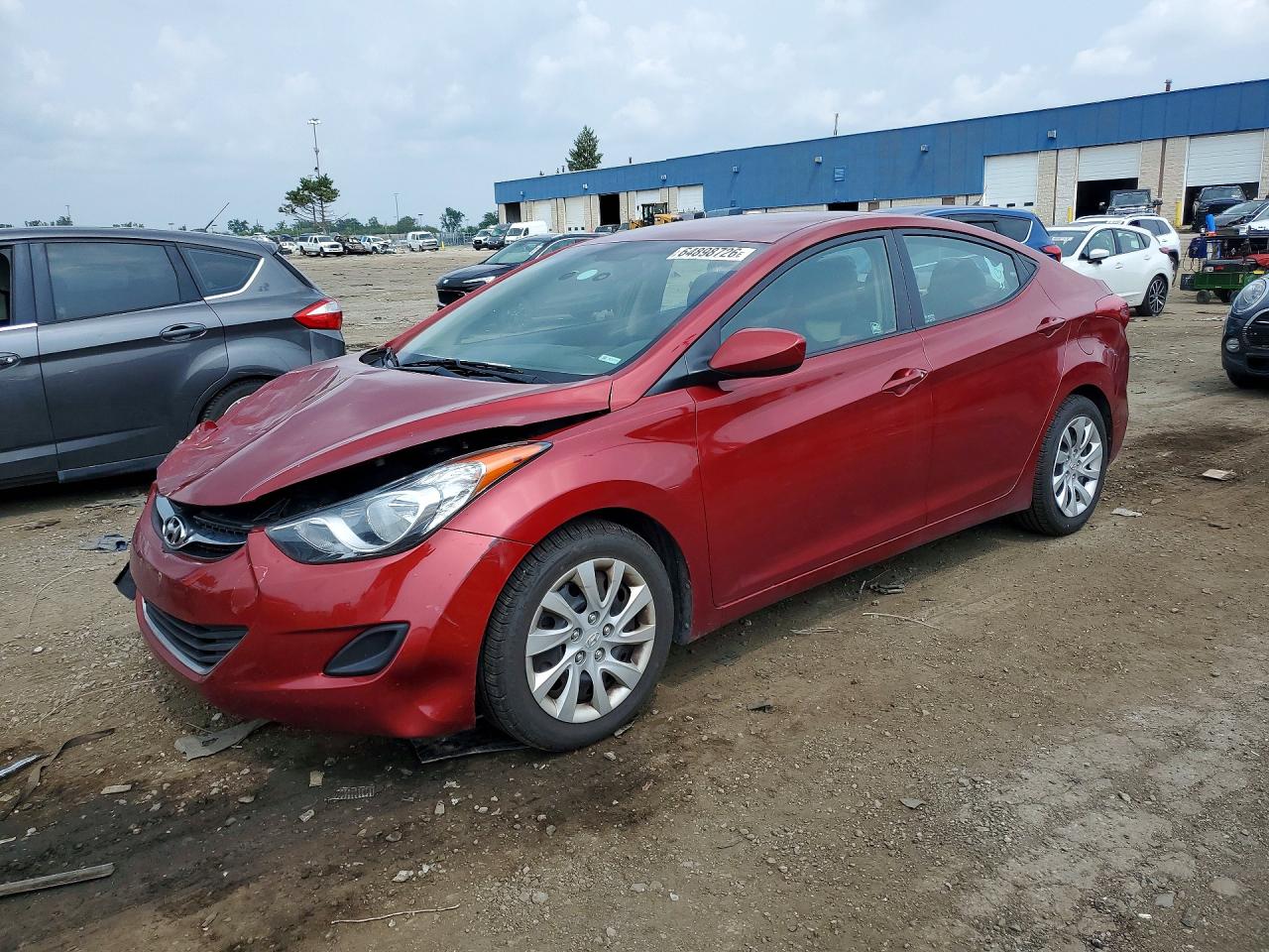 2013 HYUNDAI ELANTRA GLS | 5NPDH4AE3DH174827 | UPCARS