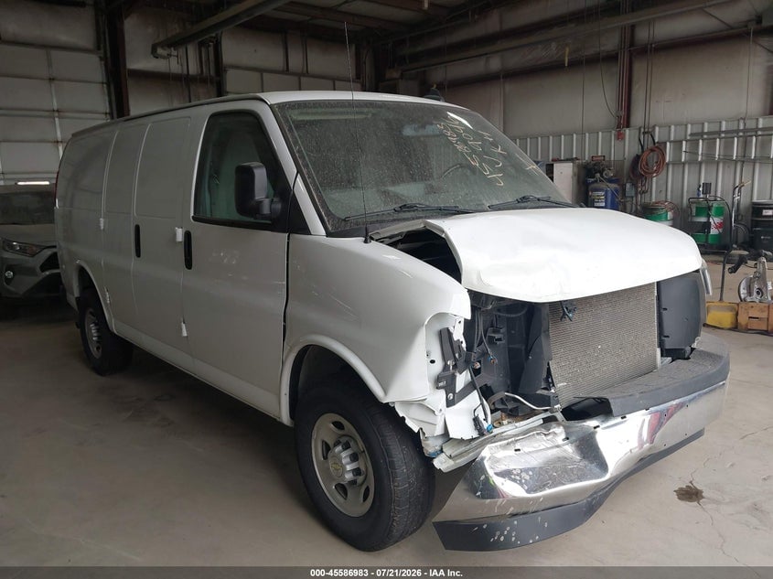 2022 CHEVROLET EXPRESS CARGO RWD 2500 REGULAR WHEELBASE WT | 1GCWGAFP9N1239046 | UPCARS
