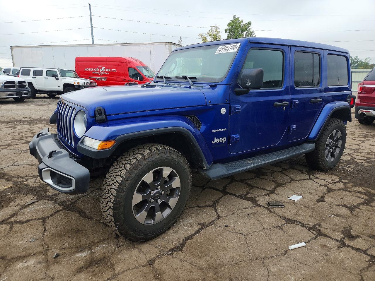 2020 JEEP WRANGLER SAHARA | 1C4HJXEG6LW317393 | UPCARS
