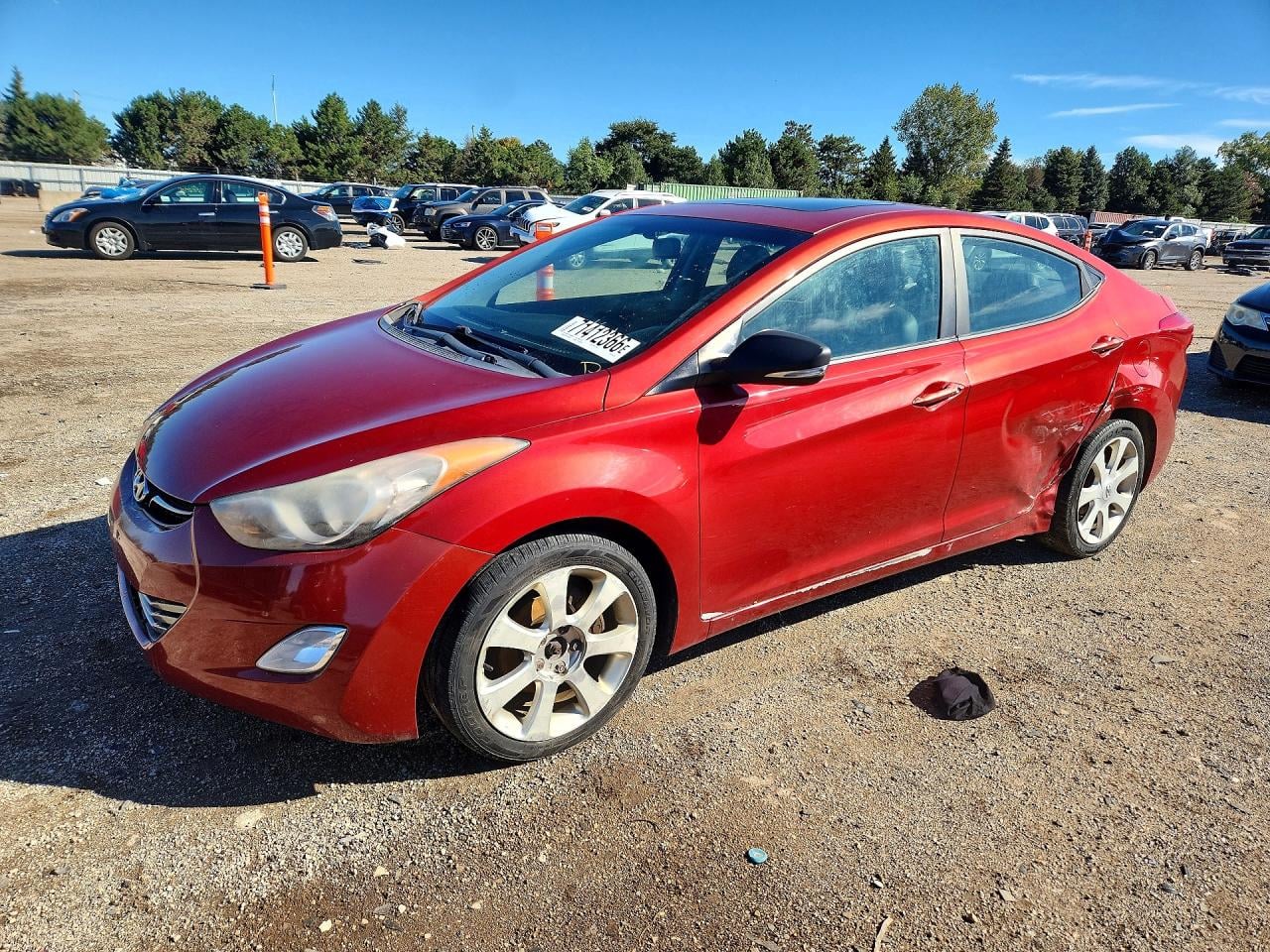 2011 HYUNDAI ELANTRA LIMITED | KMHDH4AE7BU087575 | UPCARS