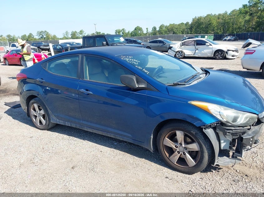 2013 HYUNDAI ELANTRA GLS | KMHDH4AE0DU970761 | UPCARS