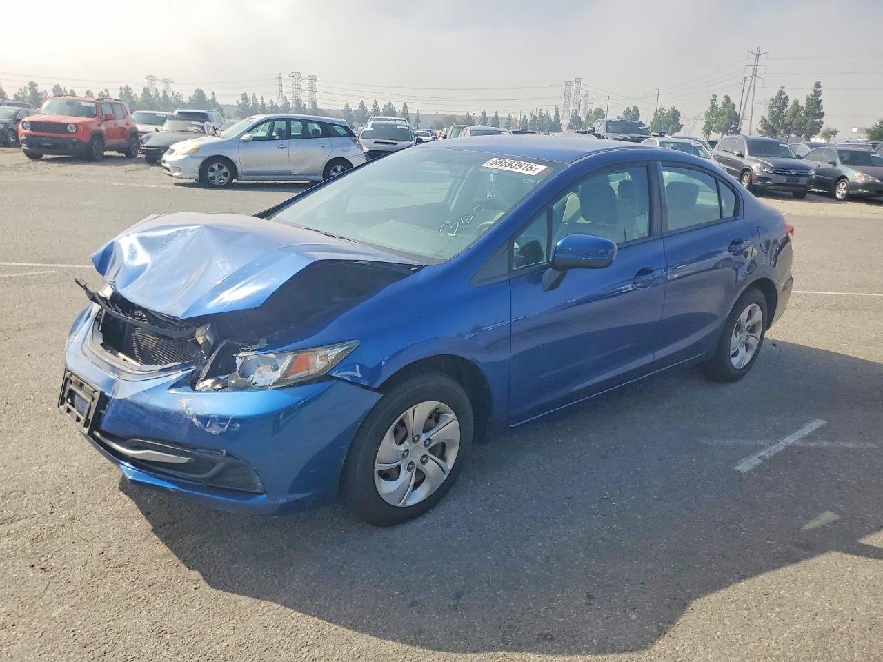 2014 HONDA CIVIC LX | 19XFB2F55EE242588 | UPCARS