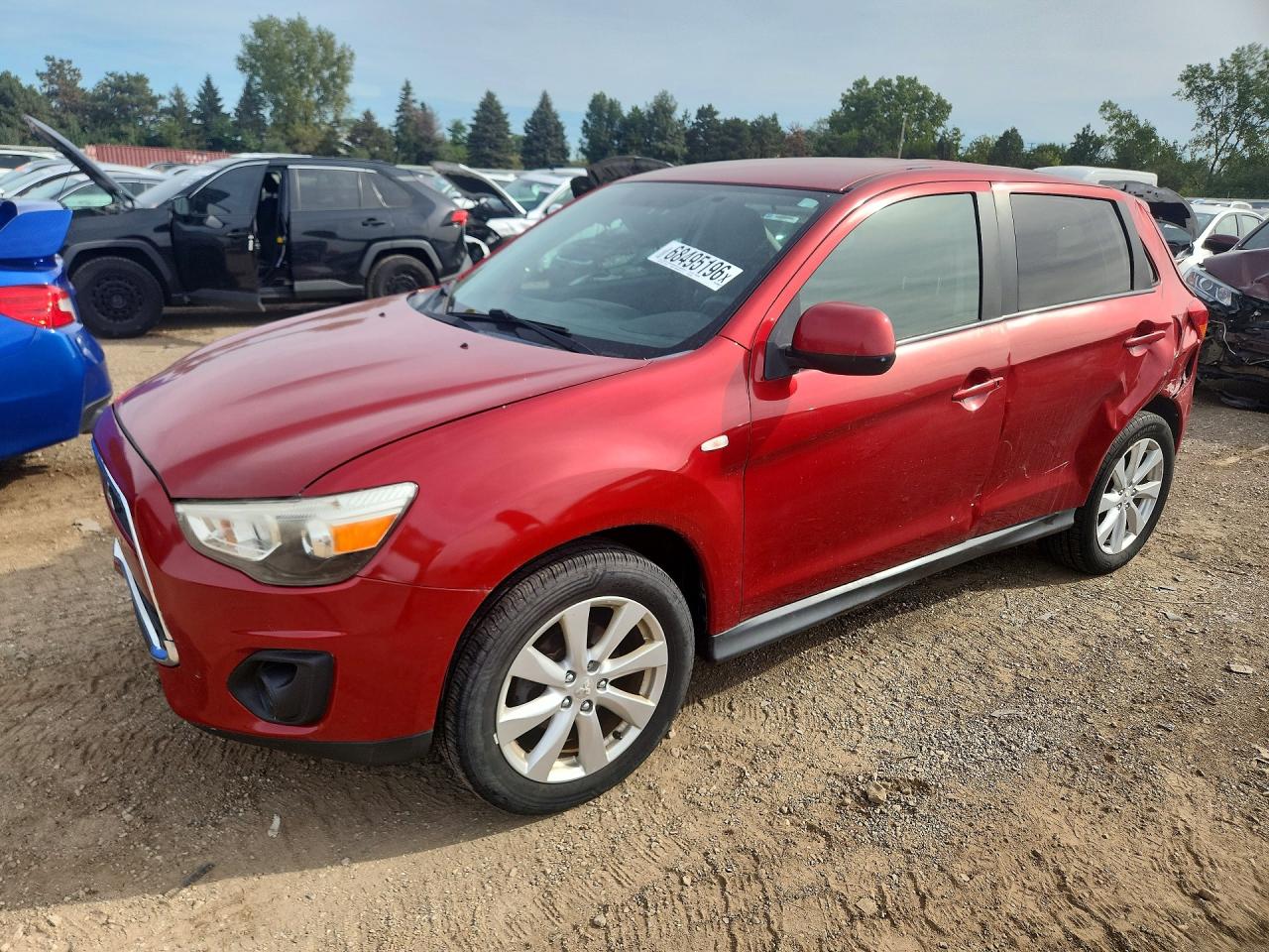 2013 MITSUBISHI OUTLANDER ES | 4A4AR3AU2DE006400 | UPCARS