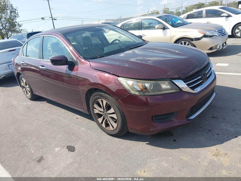 2014 HONDA ACCORD LX | 1HGCR2F30EA094254 | UPCARS
