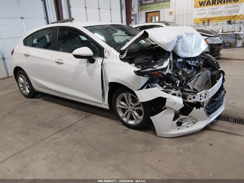 2019 CHEVROLET CRUZE LT | 3G1BE6SM2KS550401 | UPCARS