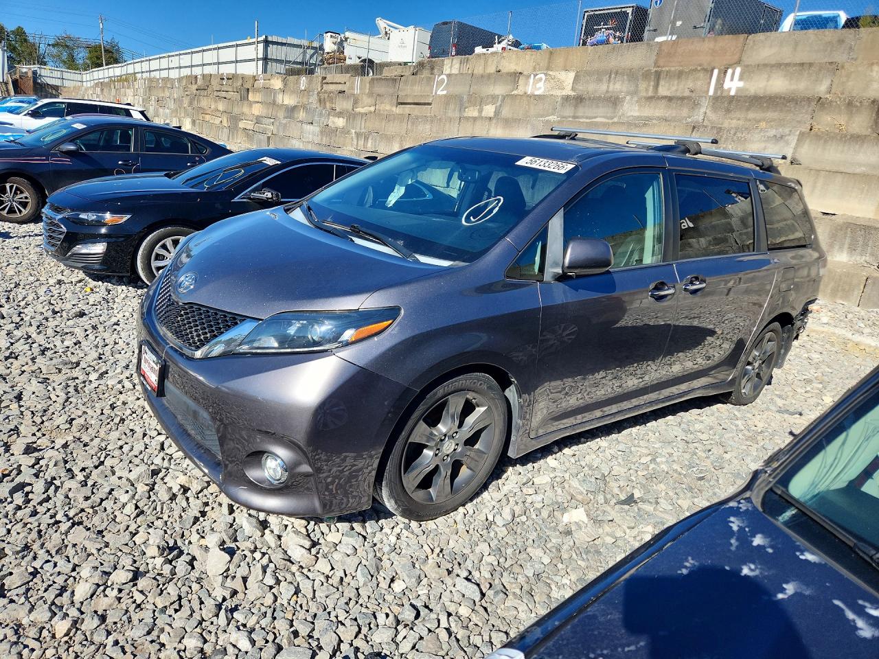 2015 TOYOTA SIENNA SPORT | 5TDXK3DCXFS621492 | UPCARS
