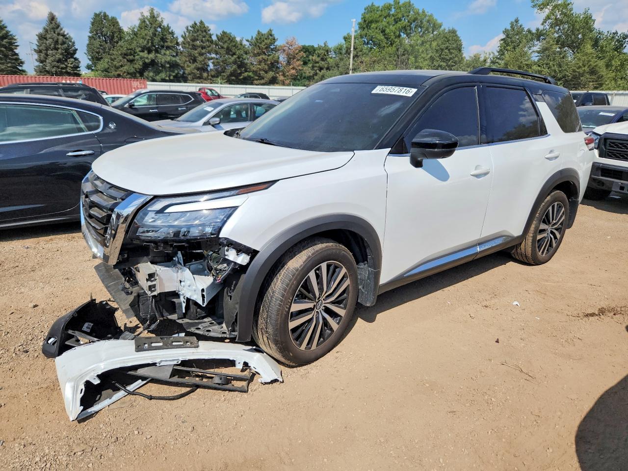 2025 NISSAN PATHFINDER PLATINUM | 5N1DR3DK9SC261595 | UPCARS