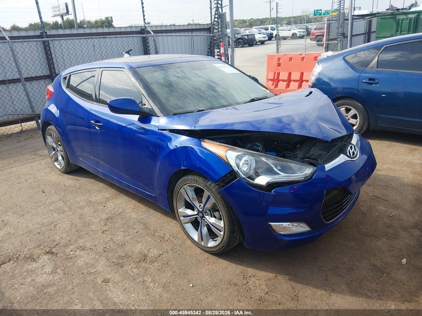 2013 HYUNDAI VELOSTER BASE W/BLACK | KMHTC6AD3DU158657 | UPCARS